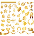 gold set vector image