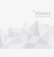 white gray technology background triangle vector image