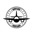 airplane icon vector image vector image