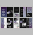 creative social networks stories design vertical vector image