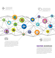 abstract geometric background set 1 icons set vector image vector image