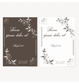 template for folder business card and invitation vector image