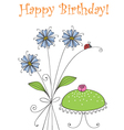 happy birthday vector image
