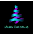 modern abstract christmas tree background eps10 vector image vector image