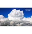 abstract cloud banner vector image