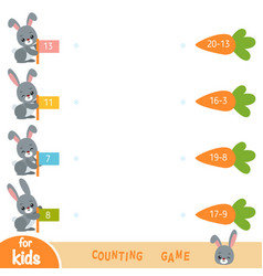Counting game for preschool children educational Vector Image