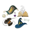 magic icon set vector image