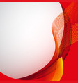 background design with abstract red and yellow vector image