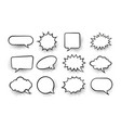 comic speech bubble cartoon retro surprise dialog vector image vector image