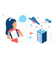 cloud computing data storage movement information vector image