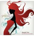 dancing girl vector image vector image