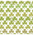 green clover seamless pattern vector image vector image