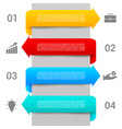 business infographic template vector image vector image