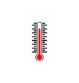 thermometer icon graphic design template vector image