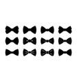 formal bowtie graphics bundle vector image vector image