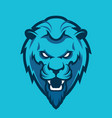 Lion head sport mascot Royalty Free Vector Image