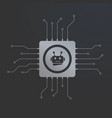 ai processor chip - artificial intelligence vector image