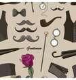 pattern of elements for gentlemen vector image