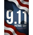 we will never forget 9 11 patriot day background vector image