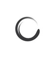 circle hand drawn vector image
