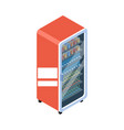 drinks vending machine composition vector image
