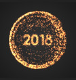 happy new year poster or banner design vector image vector image