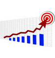 target trading vector image vector image
