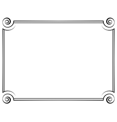 Horizontal frame Royalty Free Vector Image - VectorStock