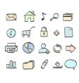 icons set vector image vector image