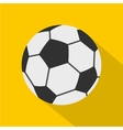 soccer ball icon flat style vector image