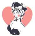 pinup beauty vector image