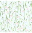 spring flowers snowdrops natural seamless pattern vector image vector image