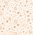 abstraction doodle fun seamless pattern vector image vector image