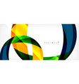 geometric abstract background circle created vector image vector image
