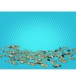 money dollars background vector image