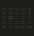 simple art text frames and dividers royal vector image