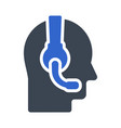 customer care icon vector image vector image