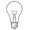 light bulb vector image vector image