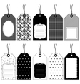 traditional tags vector image