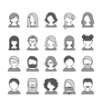 user icons vector image
