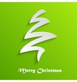 abstract christmas tree background vector image vector image