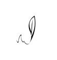 writer logo feather ink writing icon vector image