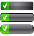 check button set vector image