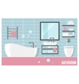 bathroom modern interior vector image