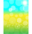 summer spring sunny bokeh abstract background vector image