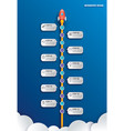 startup infographics with 12 data template vector image vector image