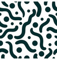 black and white seamless patterns vector image