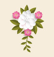 floral design element for page vector image