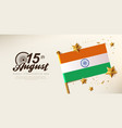 independence day india celebration banner vector image