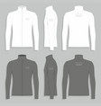 mens sport jacket vector image vector image